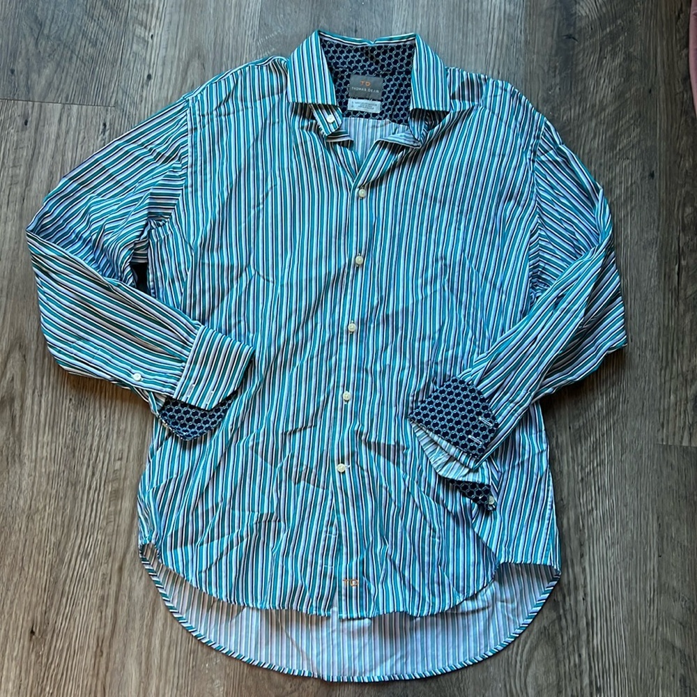 Men’s Stripe Dress Shirt